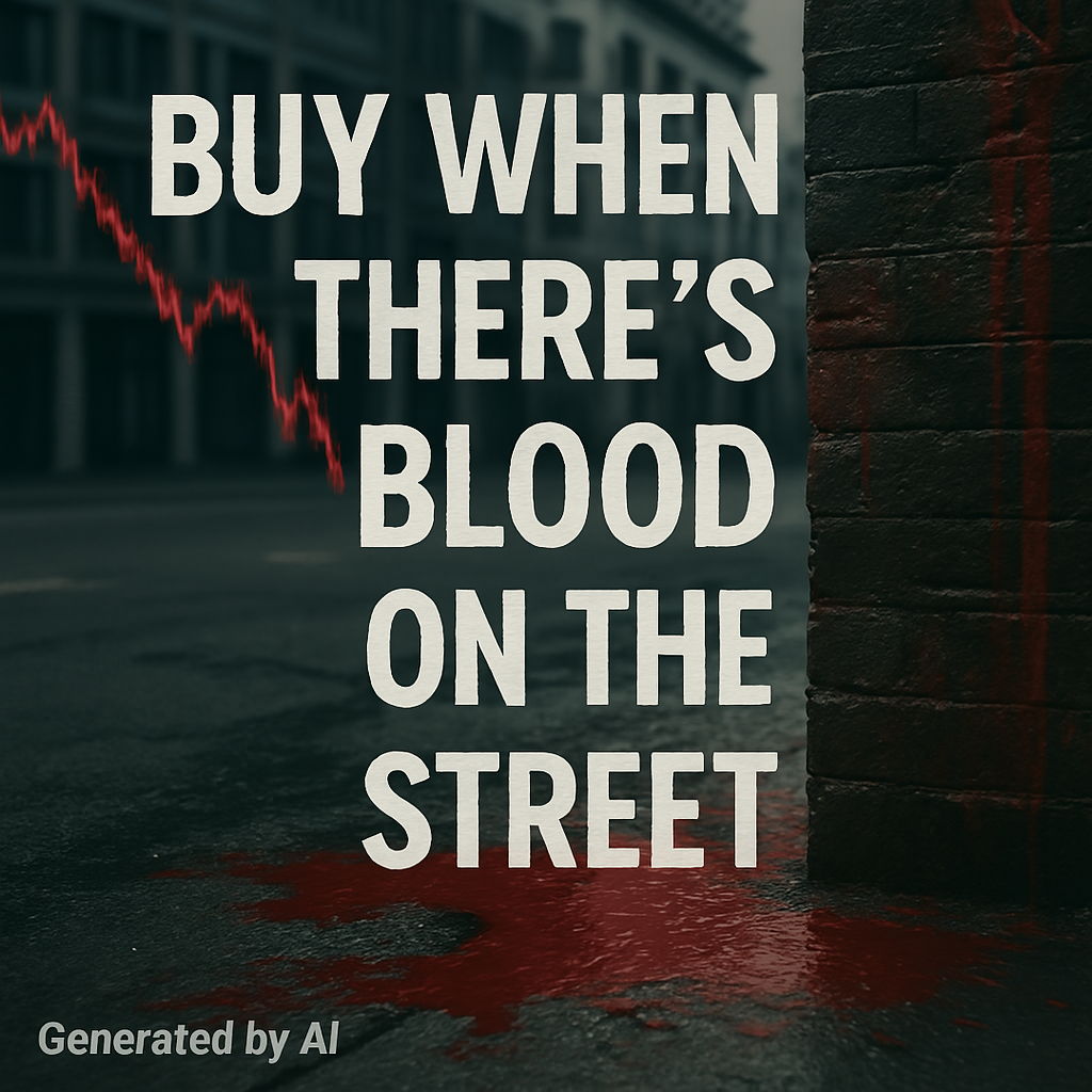 Buy when there’s blood on the streed